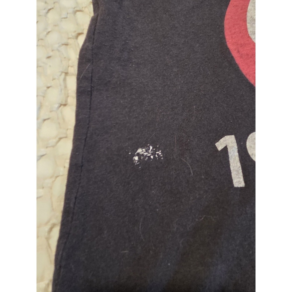 The Rolling Stones Graphic T-Shirt Mens Small Black Fair 1975 US Tour Distressed - Picture 8 of 10